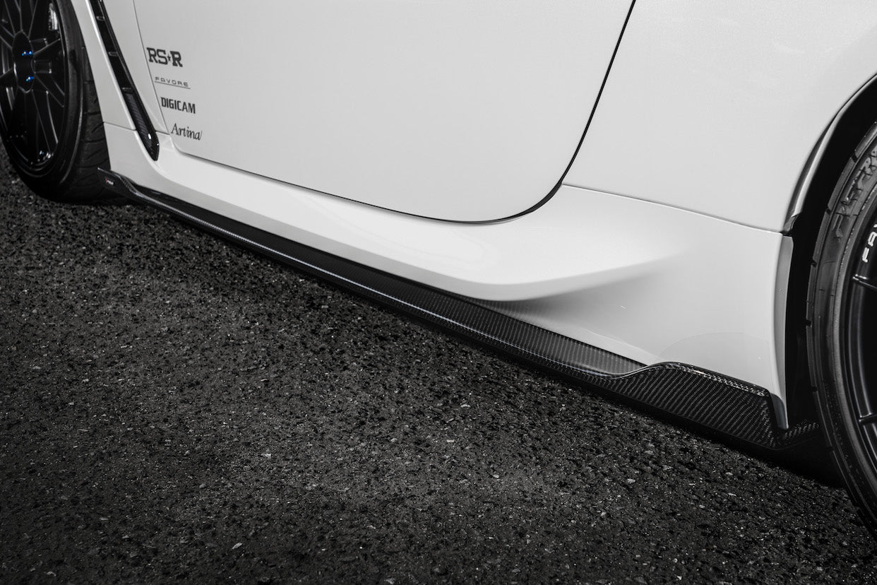 K'SPEC SILKBLAZE SIDE FLAP WET CARBON CLEAR FOR TOYOTA GR86 ZN8 TSRGR86-SFC