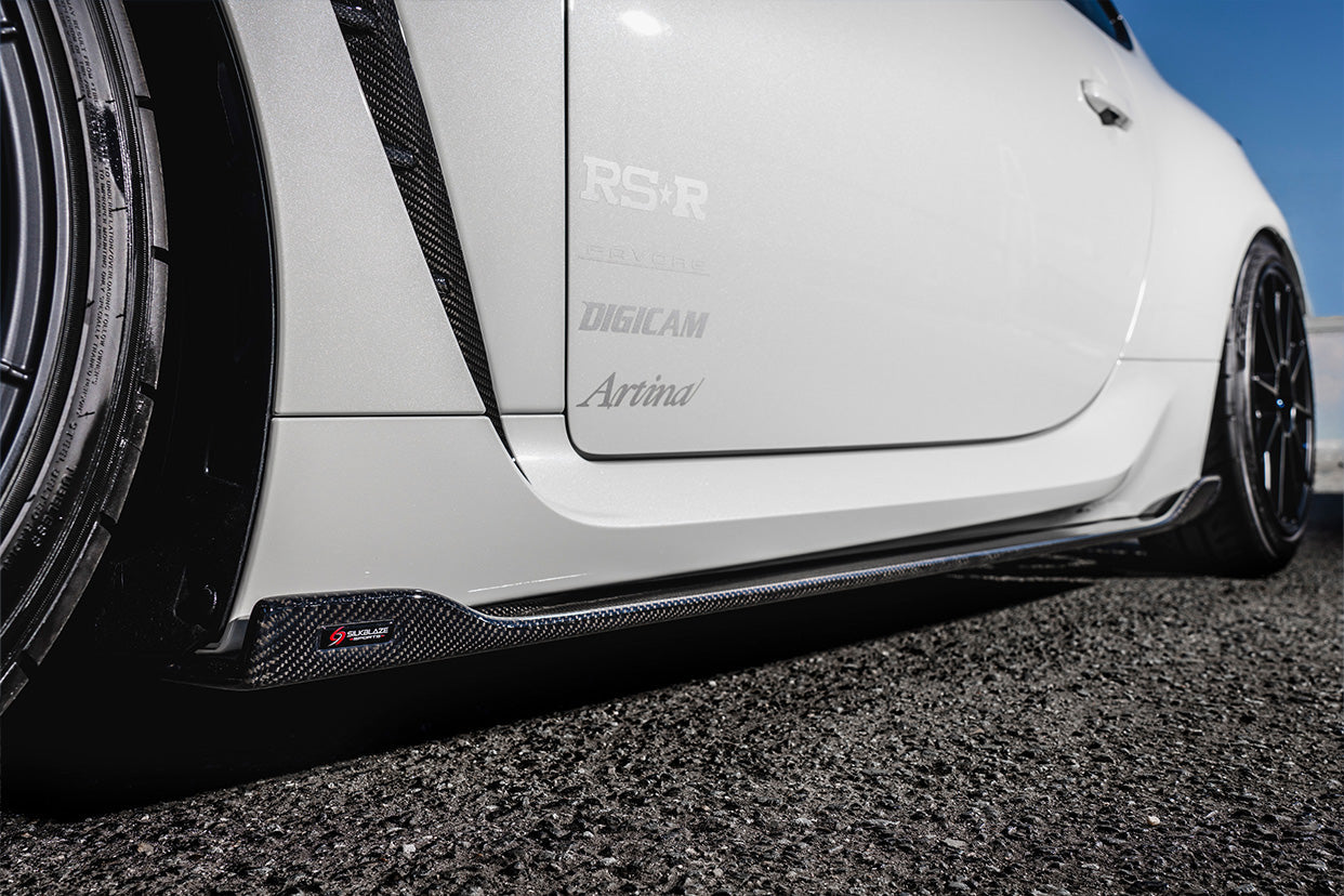 K'SPEC SILKBLAZE SIDE FLAP WET CARBON CLEAR FOR TOYOTA GR86 ZN8 TSRGR86-SFC