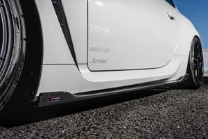 K'SPEC SILKBLAZE SIDE FLAP PAINTED 2 TONE BLACK FOR TOYOTA GR86 ZN8 TSRGR86-SF-XXXB