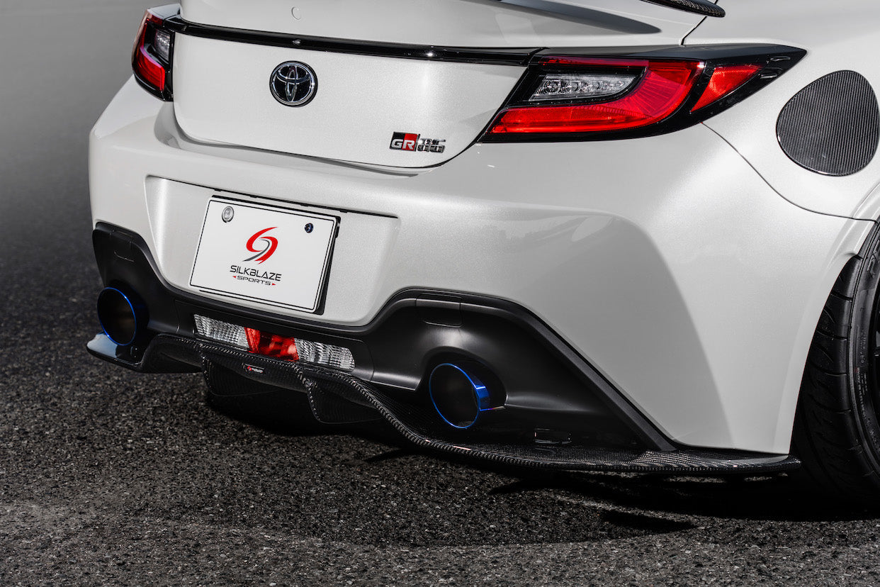 K'SPEC SILKBLAZE REAR DIFFUSER WET CARBON CLEAR FOR TOYOTA GR86 ZN8 TSRGR86-RDC