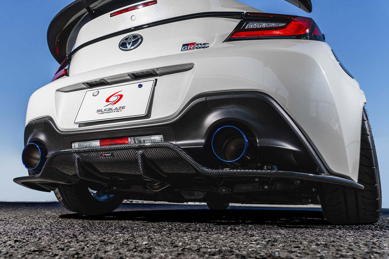 K'SPEC SILKBLAZE REAR DIFFUSER PAINTED 2 TONE BLACK FOR TOYOTA GR86 ZN8 TSRGR86-RD-XXXB