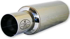 REINHARD CANNONBALL MUFFLER STAINLESS EXHAUST FOR HONDA CIVIC FD2 TYPE R K20A RH-506