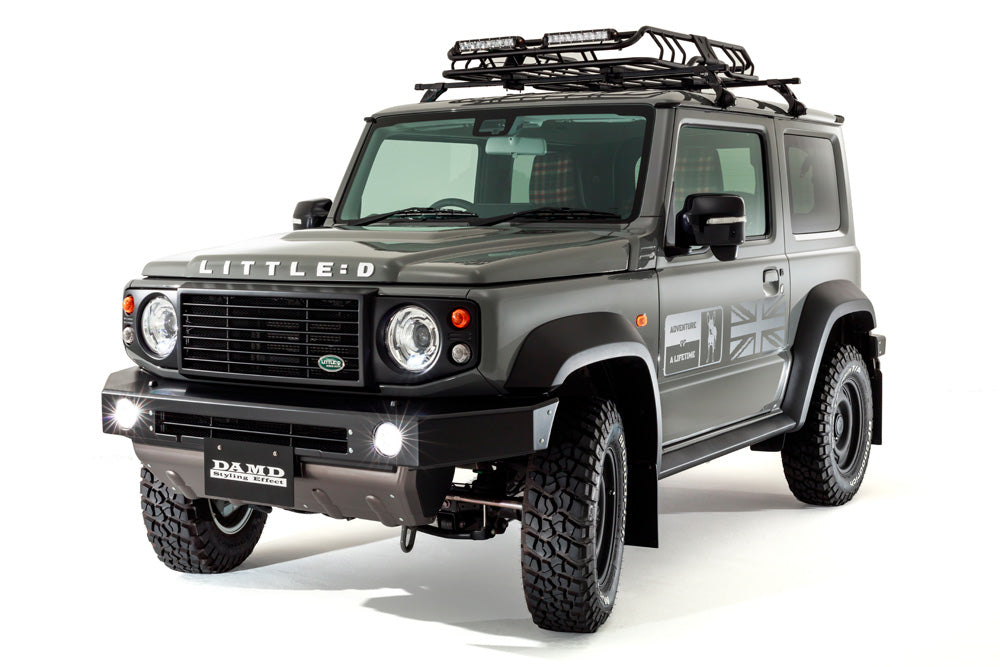 DAMD LITTLE D EXTERIOR COMPLETE KIT AND DAMD CANTABILE SET OF 5 PAINTED FOR SUZUKI JIMNY SIERRA JB74 DAMD-00126