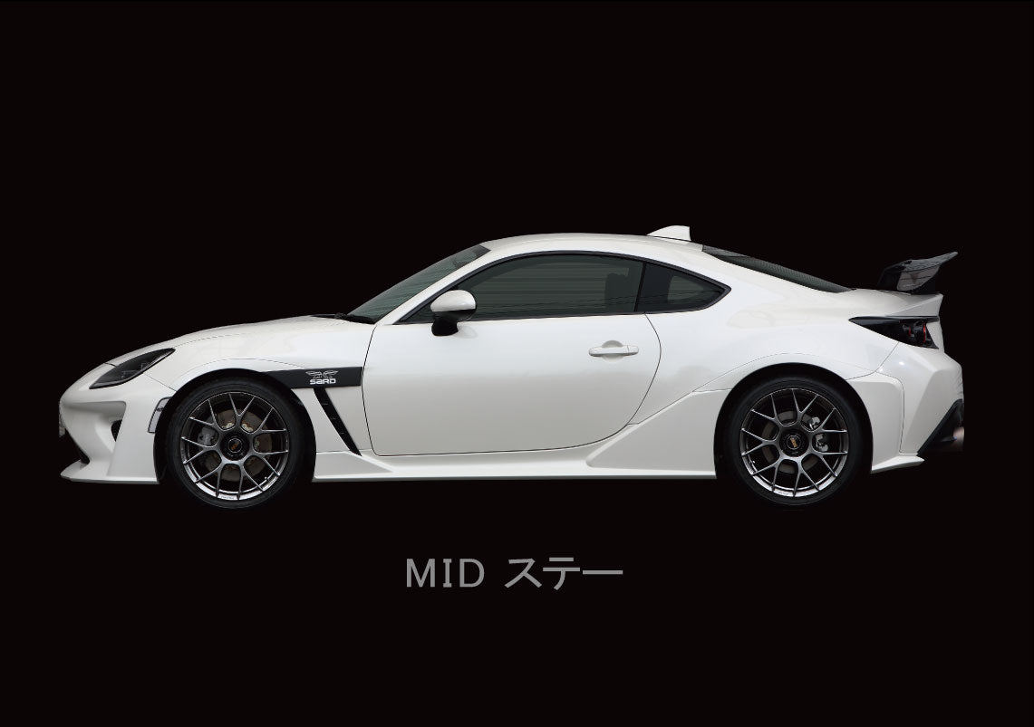 SARD LSR WING CARBON PLAIN WEAVE MID STAY FOR TOYOTA GR86 ZN8 81094