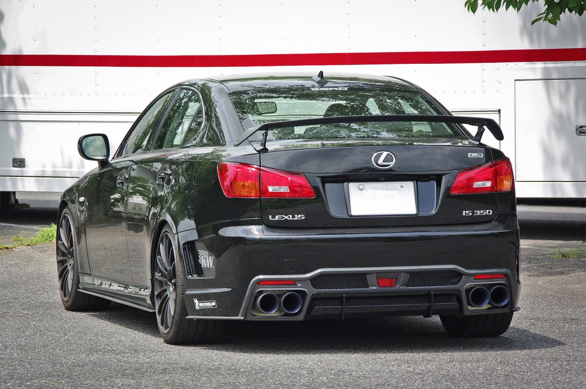 SARD LSR WING PLAIN CARBON FOR LEXUS IS350 81020