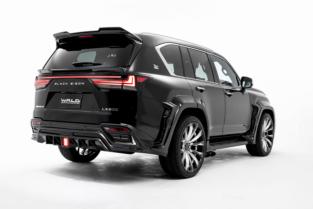 WALD SIDE MUFFLER OVAL 117W X 2 STAINLESS STEEL FOR COMPETETION FOR LEXUS LX600 3BA-VJA310W  WALD-00008