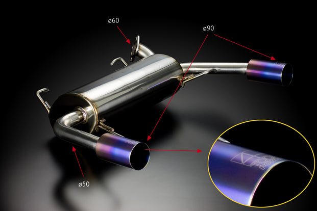 TODA RACING Rear Muffler  For SWIFT SPORT ZC31S M16A 18000-ZC3-10R