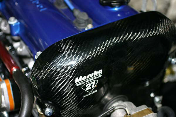MARUHA MOTORS CARBON TIMING COVER MARUHA27 LOGO FRONT FOR MAZDA ROADSTER NA MAR21060100