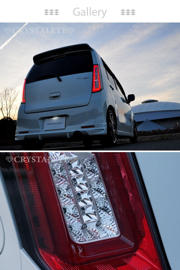 CRYSTAL EYE CRYSTAL FIBER FULL LED TAIL CLEAR FOR SUZUKI WAGON R STINGRAY MH34 44S J142-CL
