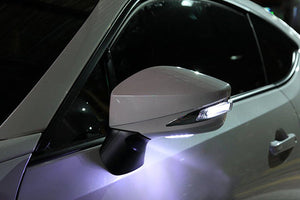 CHARGE SPEED DOOR MIRRORS WITH LED TURN SIGNALS STERLING SILVER METALLIC D6S FOR TOYOTA 86 ZN6  CAHRGESPEED-00078