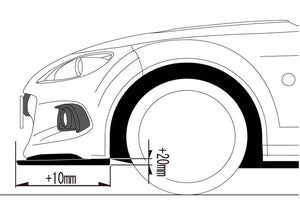 AUTOEXE FRONT UNDER SPOILER NC-05 CHUKI FOR MAZDA ROADSTER NCEC-300001-304864 LF-VE 2.0 MNC2150