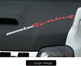 MONSTER SPORT MONSTER TUNING STICKER [WHITE X RED] FOR  896157-0000M