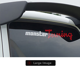 MONSTER SPORT MONSTER TUNING STICKER [GUNMETAL X RED] FOR  896158-0000M