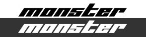 MONSTER SPORT CUT CHARACTER STICKER BLACK LARGE FOR  896134-0000M