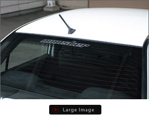 MONSTER SPORT HOLLOW STICKER [STRAIGHT] CLEAR X GUN METALLIC FOR  ZZZA20
