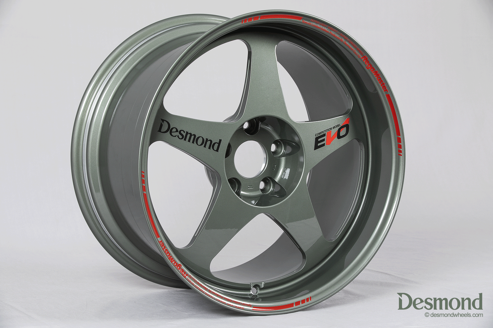 DESMOND REGAMASTER EVO II 19X12.0 +42 5X130 GLOSS NEW ALMIGHTY GRAY (NAG) FOR  DESMOND-00632