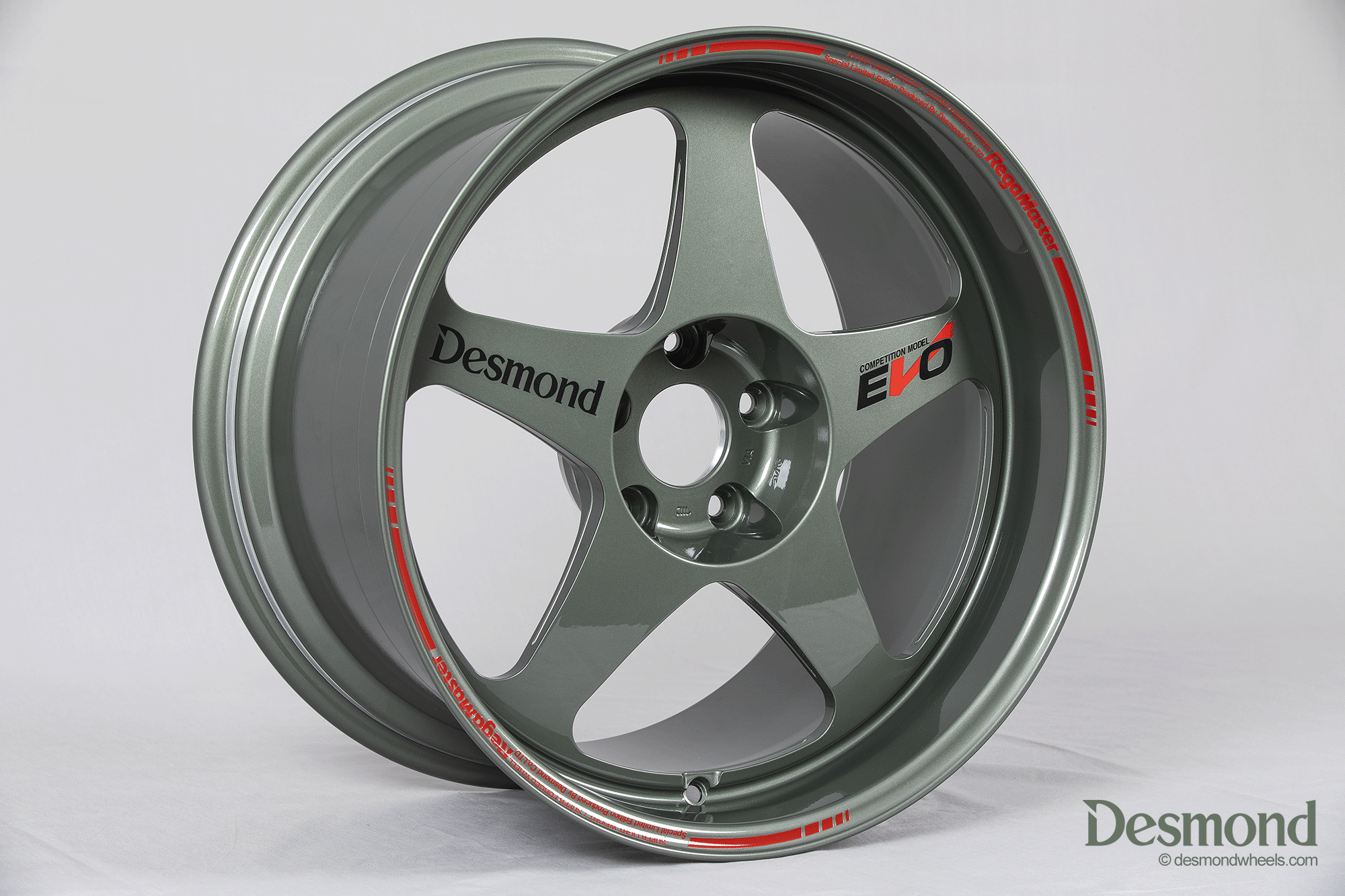 DESMOND REGAMASTER EVO II 17X9.5 +28 5X114.3 GLOSS NEW ALMIGHTY GRAY (NAG) FOR  DESMOND-00642