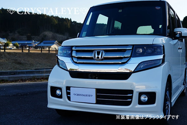 CRYSTAL EYE 3-EYE FULL LED HEADLIGHTS WITH SEQUENTIAL TURN SIGNALS, CHROME FOR HONDA N-BOX CUSTOM JF1 JF2 U017-CR