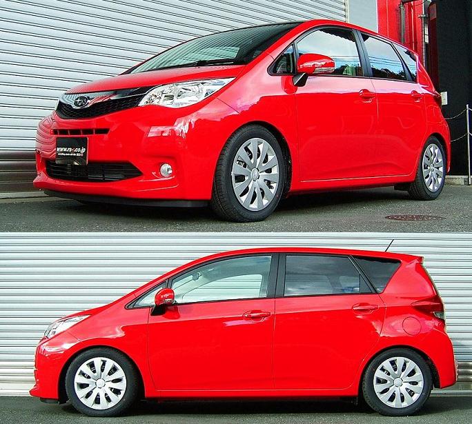 RS-R BASIC-I COILOVER SUSPENSION RECOMMENDED SPRING RATE FOR SUBARU TREZIA NCP120X BAIT445M