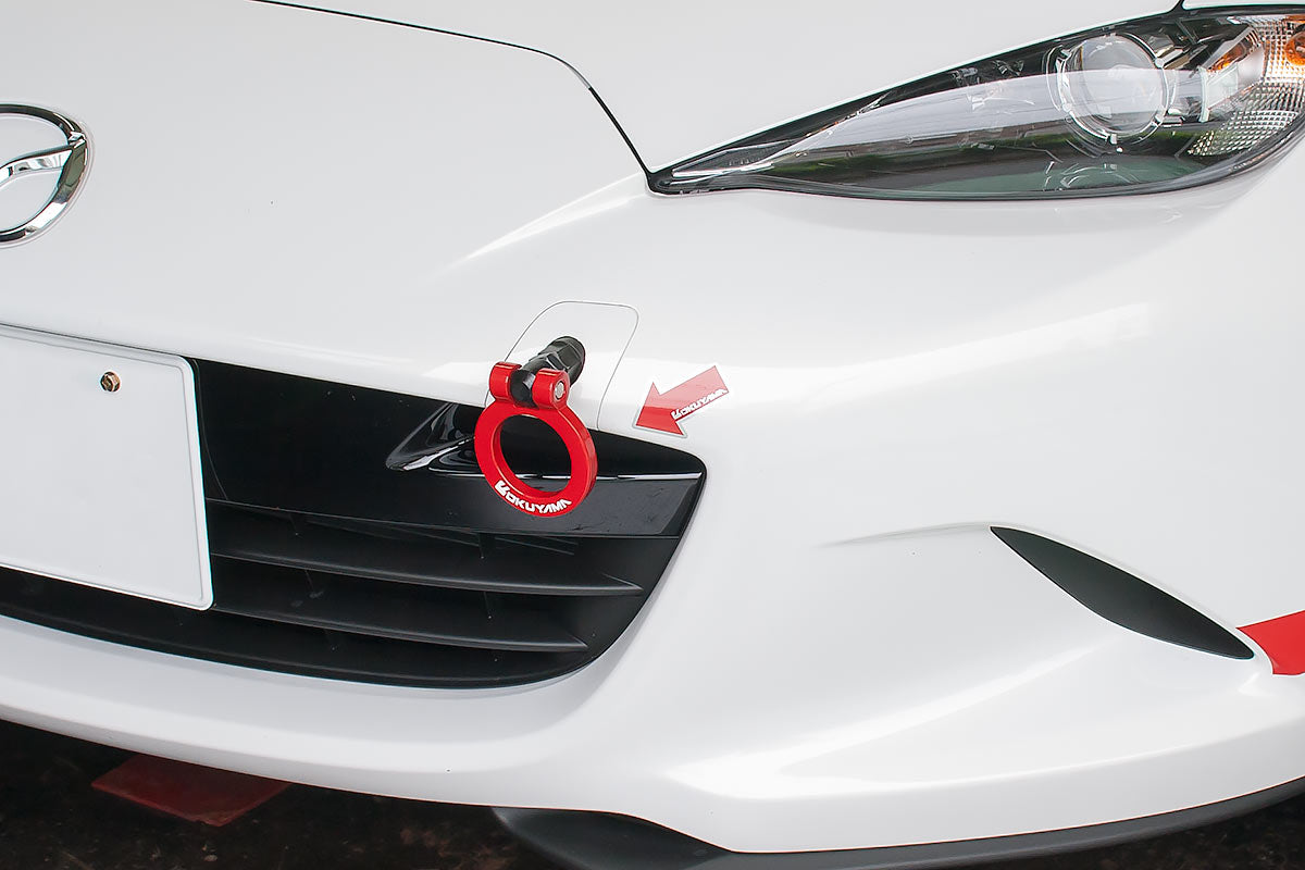 OKUYAMA FLIP-UP TOWING HOOK FRONT RED For MAZDA ROADSTER ND5RC 301-100-0