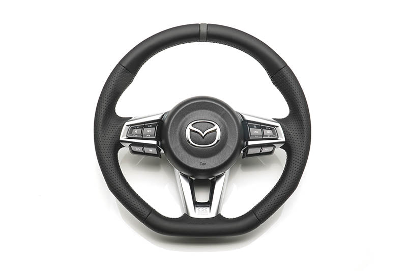 AUTOEXE SPORTS STEERING WHEEL LIGHT GRAY STITCHING FOR MAZDA ROADSTER ND NDA1V0310