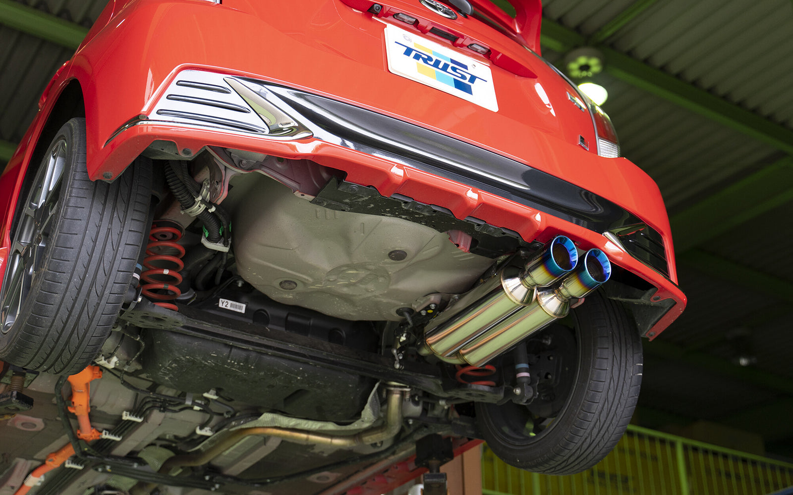 GREDDY COMFORT GTS DD REAR PIECE FOR TOYOTA AQUA GR SPORT G'S DAA-NHP10 1NZ-1LM 10110735