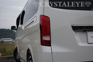 CRYSTAL EYE FIBER FULL LED TAIL V2 SEQUENTIAL TURN SIGNAL TYPE RED CLEAR FOR NISSAN CARAVAN NV350 J189-RC