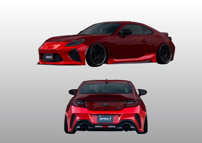 SPEC! 3-PIECE SET (FRONT, SIDE, AND REAR) FOR TOYOTA GR86 ZN8 