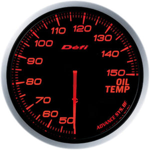 DEFI ADVANCE BF OIL TEMPERATURE GAUGE AMBER RED FOR  DF10402