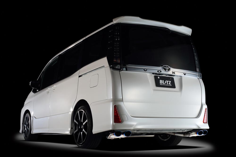 BLITZ NUR-SPEC VSR QUAD EXHAUST  For TOYOTA VOXY ZRR80W 3ZR-FAE 62515V