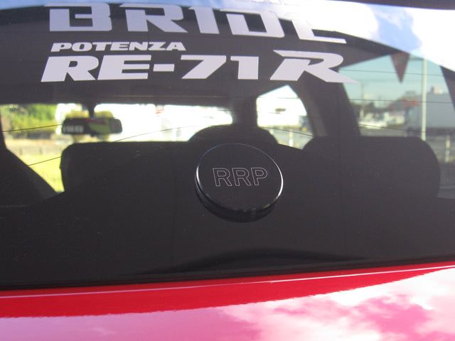 R'S RACING SERVICE REAR WIPER ALUMINUM COVER (BLACK) FOR SUZUKI SWIFT SPORTS ZC33S ZC13S B33-206BB