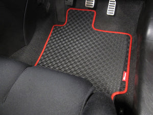 R'S RACING SERVICE RACING FLOOR MAT RUBBER TYPE RED ZC33S FRONT 2 PIECE SET FOR SUZUKI SWIFT SPORTS ZC33S ZC13S AP-115R33F-MT