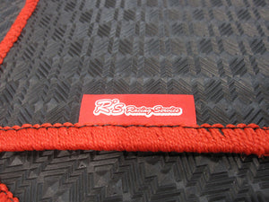R'S RACING SERVICE RACING FLOOR MAT RUBBER TYPE RED ZC33S ZC33S 1 CAR SET FOR SUZUKI SWIFT SPORTS ZC33S ZC13S ZC33S ZC13S AP-115R33-MT