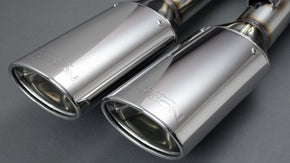 GANADOR PBS-S POLISHED EXHAUST FOR TOYOTA PRIUS ALPHA ZVW40W 41W MODELLISTA 2ZR-FXE 1.797CC PAE-037M