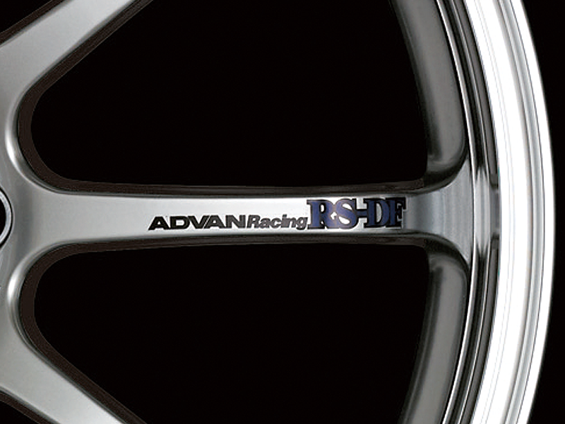 YOKOHAMA ADVAN RACING RS-DF STICKER BLACK V0987