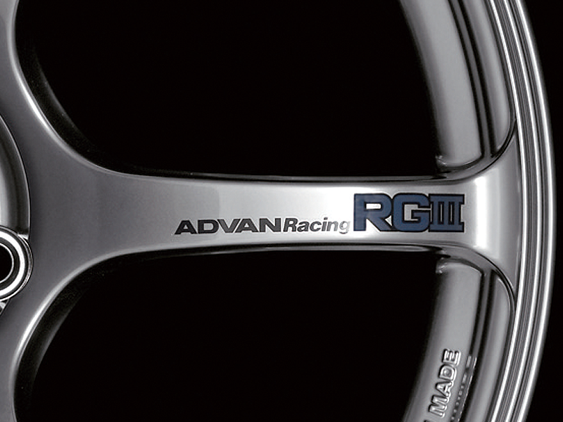 YOKOHAMA ADVAN RACING RGIII STICKER BLUE V1172