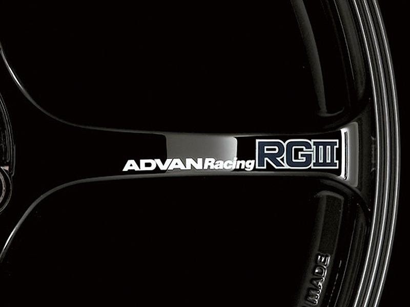 YOKOHAMA AADVAN RACING RGIII STICKER WHITE V1173