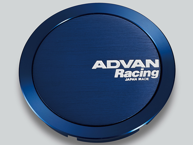 YOKOHAMA Φ63 FULL FLAT BLUE ALUMITE CENTER CAP FOR  V2083