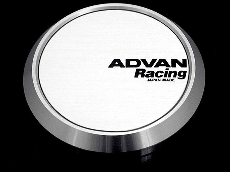 YOKOHAMA Φ73 FLAT WHITE ALUMITE CENTER CAP FOR  V2386