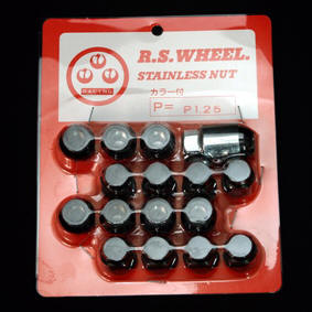 RS WATANABE SPECIAL NUT BLACK M12 P1.5 16 PIECES RS-WATANABE-00036