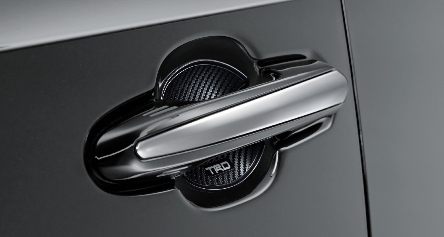 TRD DOOR HANDLE PROTECTOR (SMALL) BLACK For RAV4 MXAA52 54 AXAH52 54 MS010-00023