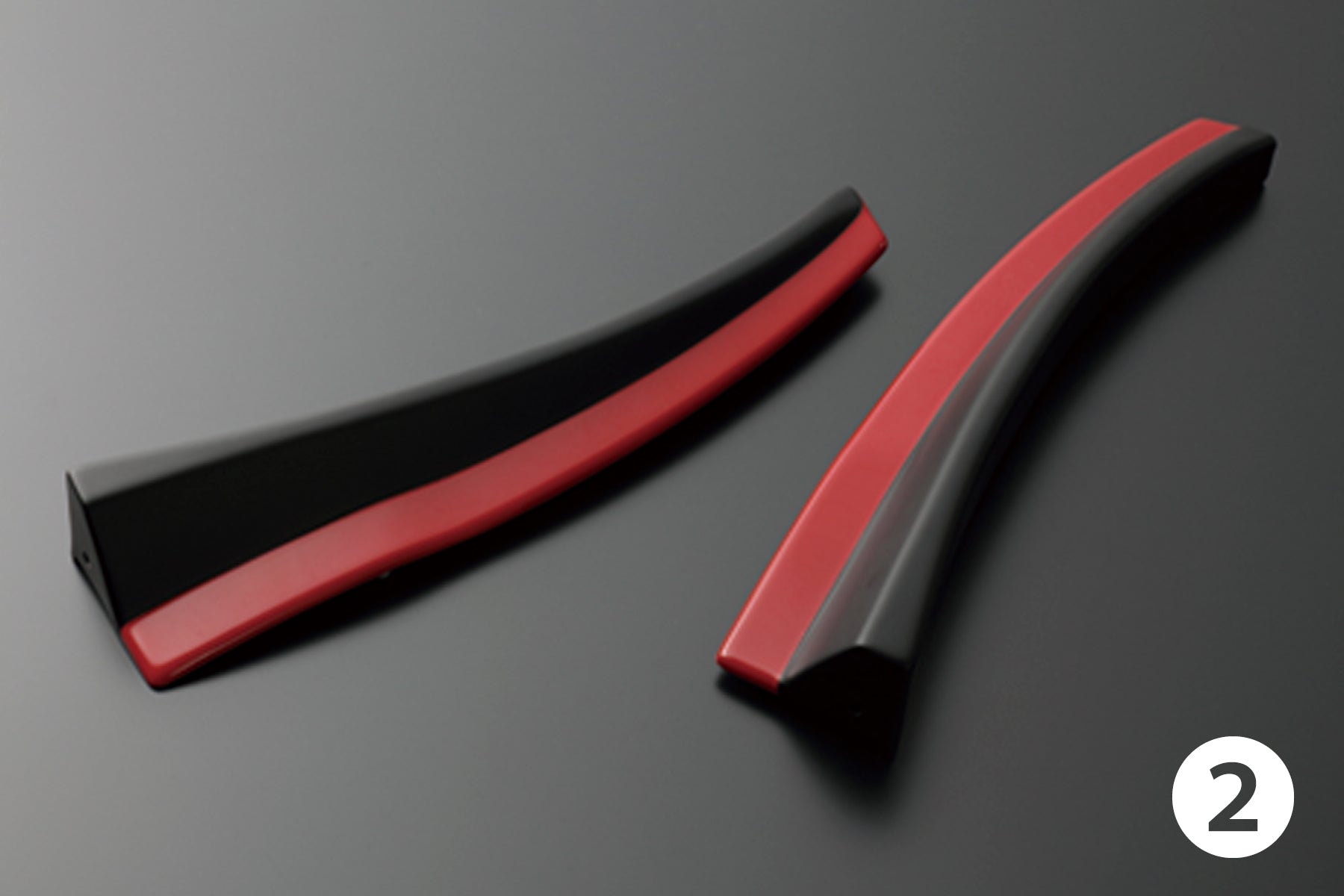 MAX ORIDO FRONT LIP SPOILER END FIN BLUE  For TOYOTA FT86 ZN6 FA20 AKE-025-K3X-MB