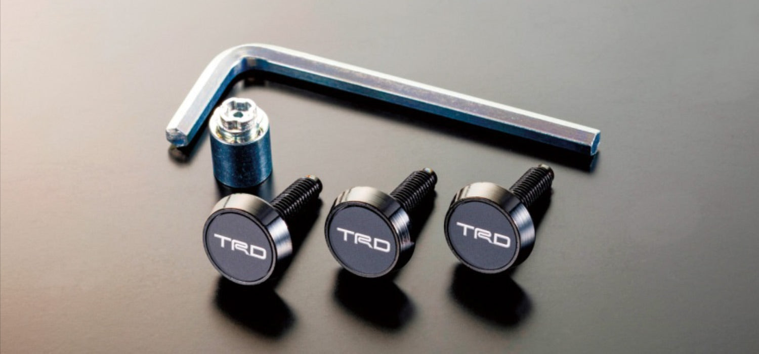 TRD NUMBER PLATE BOLT WITH SECURITY For RAV4 MXAA52 54 AXAH52 54 MS010-00028