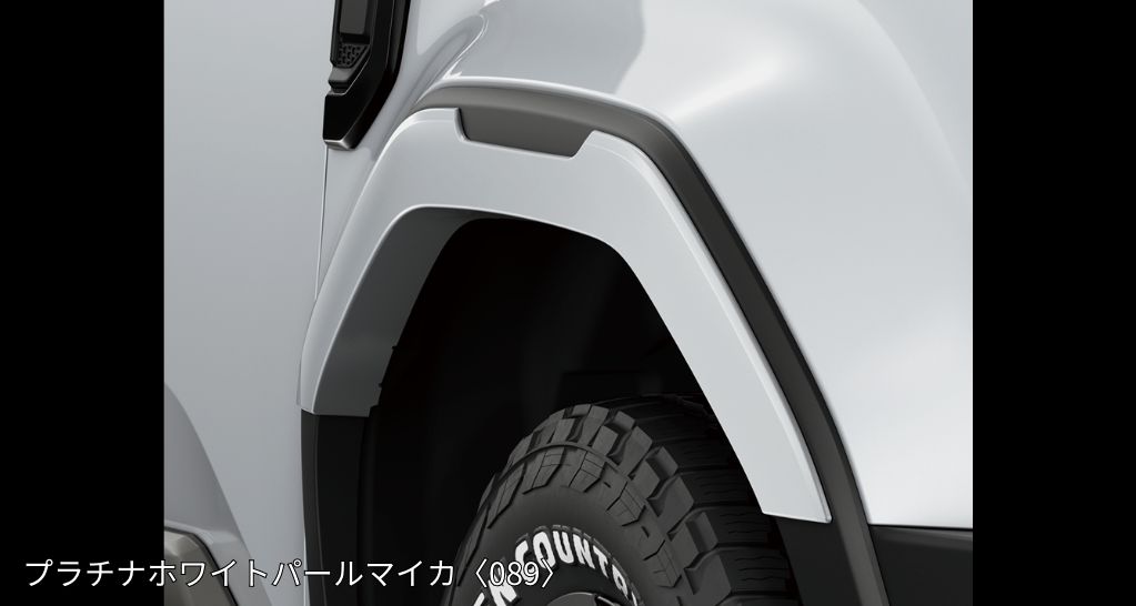 MODELLISTA OVER FENDER PLATINUM WHITE MICA FOR TOYOTA LAND CRUISER 250 MSD15-60004-A0