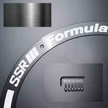 SSR AERO PLATE BRUSHED FINISH *INCLUDES SCREW WRENCH 18 INCH BRUSHED BLACK PARTS338BBLK