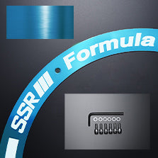 SSR AERO PLATE BRUSHED FINISH *INCLUDES SCREW WRENCH 16 INCH BRUSHED BLUE PARTS336BBLU