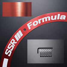 SSR AERO PLATE BRUSHED FINISH *INCLUDES WRENCH* 16-INCH BRUSHED RED PARTS336BRED