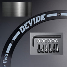 SSR LOCK PLATE (WITH SCREW WRENCH SET) 17-INCH FLASH BLACK PARTS347BLK