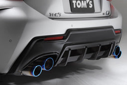 TOMS REAR BUMPER DIFFUSER BLACK 212  FOR  RC-F USC10  52159-TUC10-B