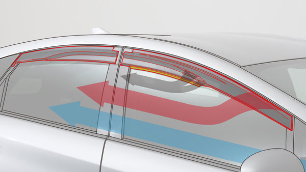 TOMS SPORTS SIDE VISOR FOR TOYOTA GR COROLLA GZEA14H 08611-TZE21